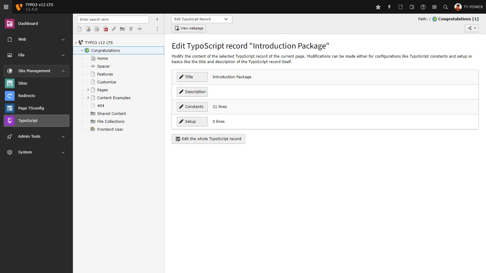 Introduction package 