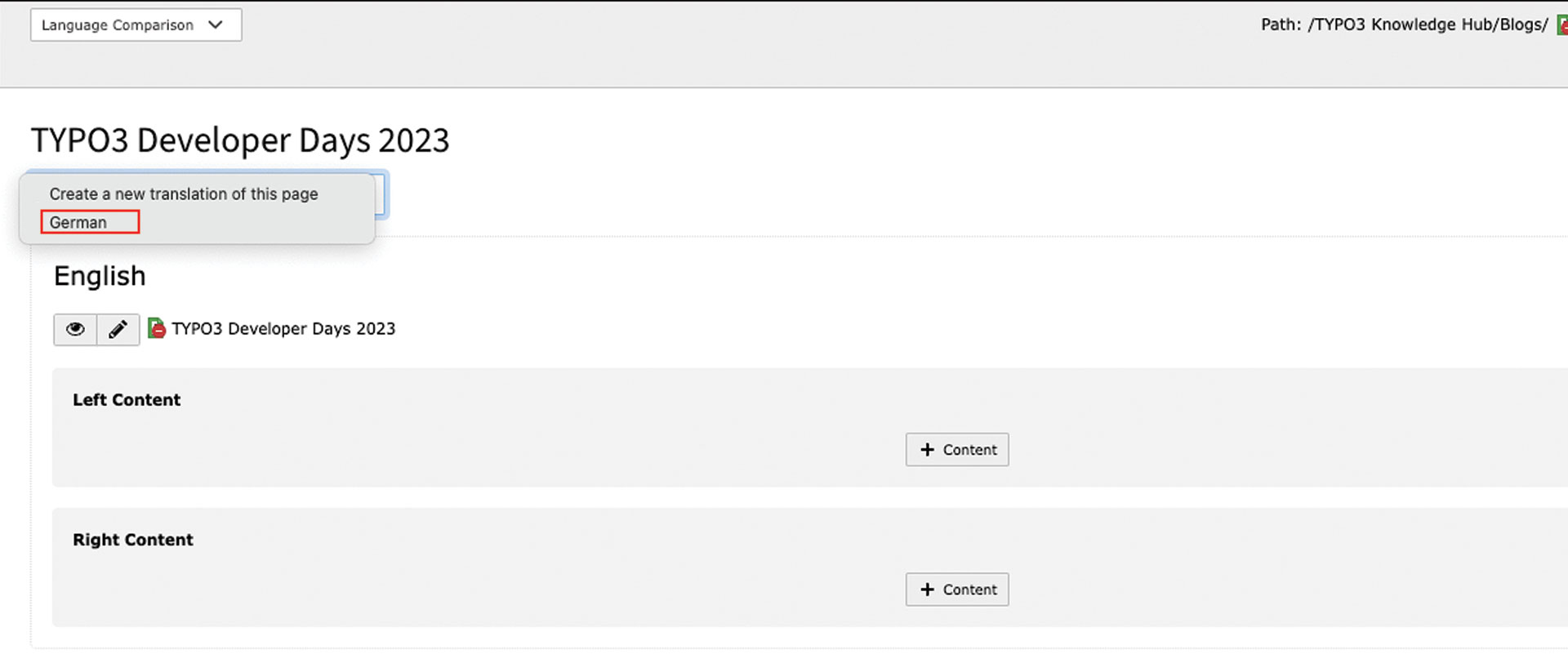 Translate into german