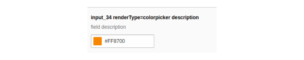 TCA 5. Input with Color Picker TCA 5. Input with Color Picker