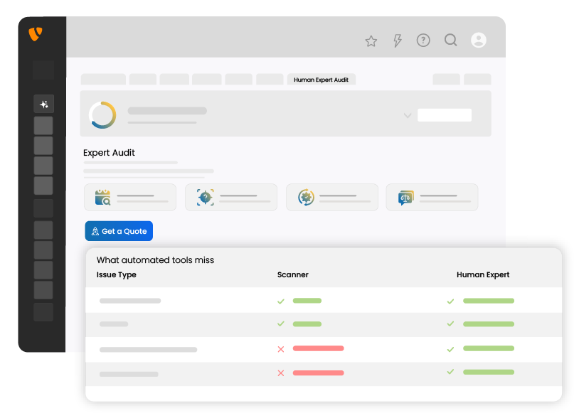 Human Expert Accessibility Audit