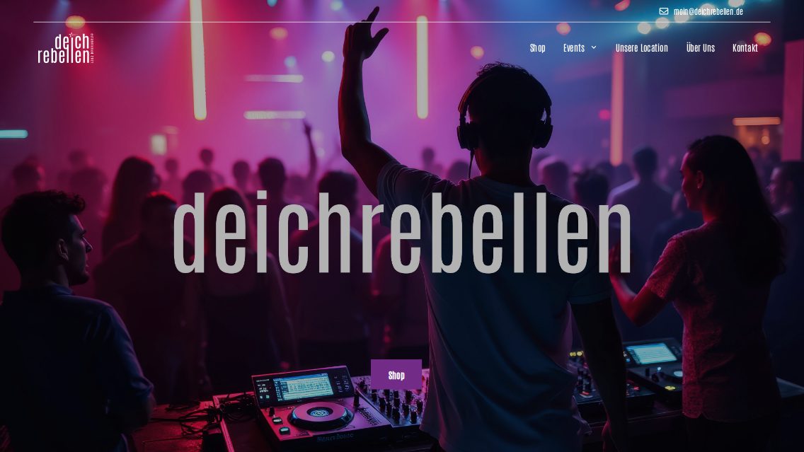 Website von Deichrebellen, TYPO3 Referenz mit T3 Avatar