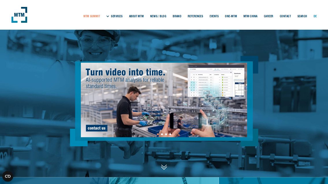 Website von MTM ASSOCIATION e.V., TYPO3 Referenz mit T3 Events