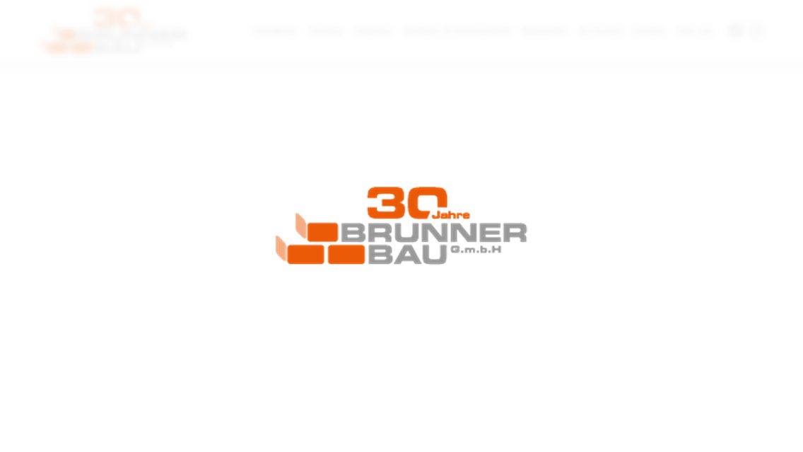 Website von Brunner Bau, TYPO3 Referenz mit Backup Plus for TYPO3