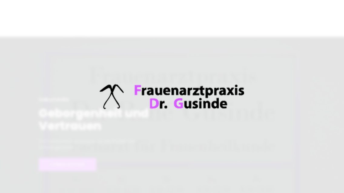 Website von GYN1 – Frauenarztpraxis, TYPO3 Referenz mit Backup Plus for TYPO3