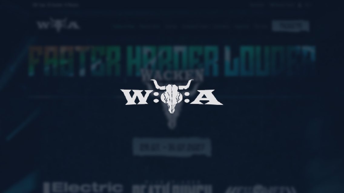Website von Wacken Open Air (W:O:A), TYPO3 Referenz mit Event Manager for TYPO3