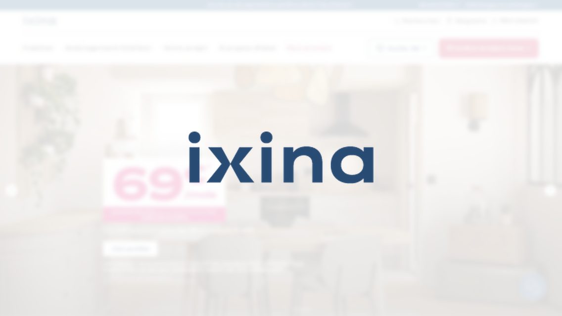 Website von ixina France, TYPO3 Referenz mit FAQ for TYPO3