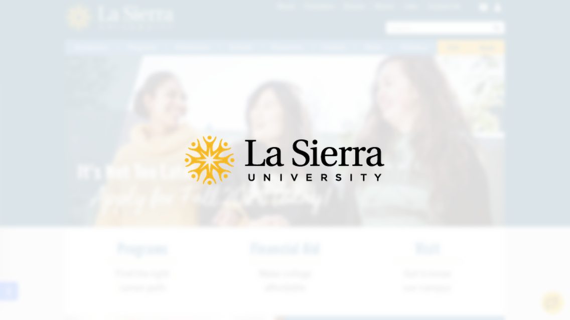Website von La Sierra University, TYPO3 Referenz mit All in One Feedback for TYPO3