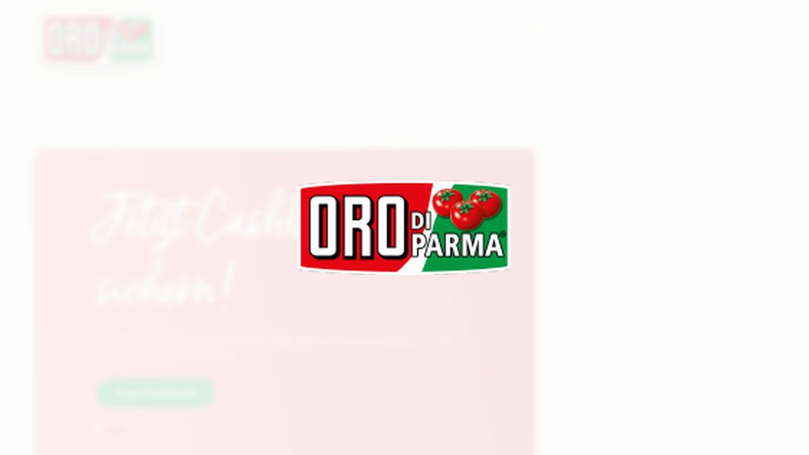 Website von Oro di Parma, TYPO3 Referenz mit All in One Feedback for TYPO3