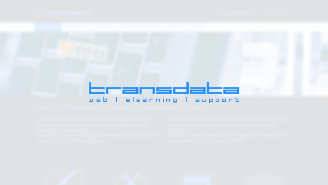 Website von Transdata Media, TYPO3 Referenz mit All in One Gallery for TYPO3