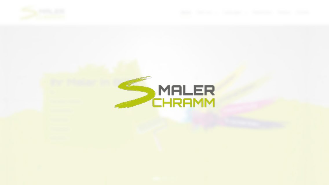 Website von Maler Schramm, TYPO3 Referenz mit All in One Gallery for TYPO3