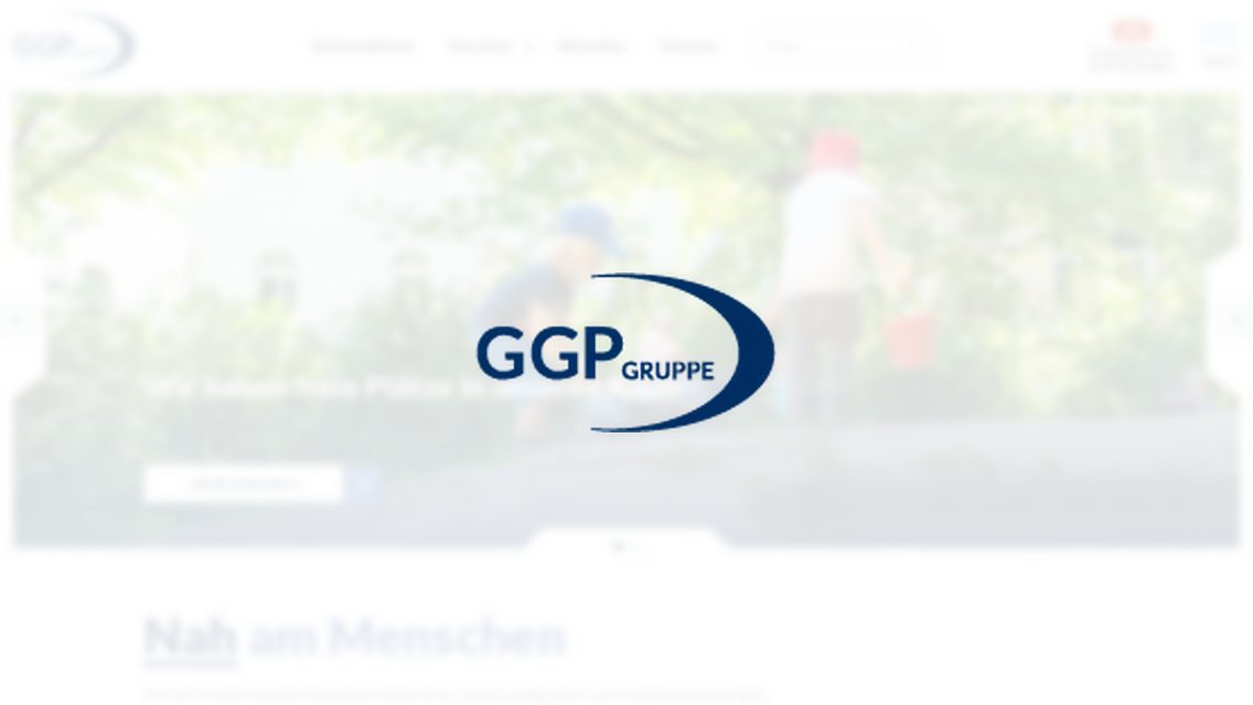 Website von GGP-Gruppe, TYPO3 Referenz mit All in One Gallery for TYPO3