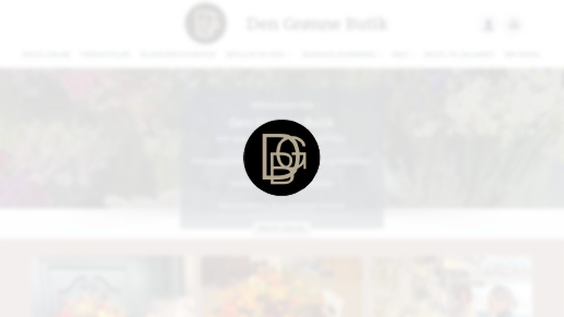 Website von Den Grønne Butik, TYPO3 Referenz mit All in One Gallery for TYPO3