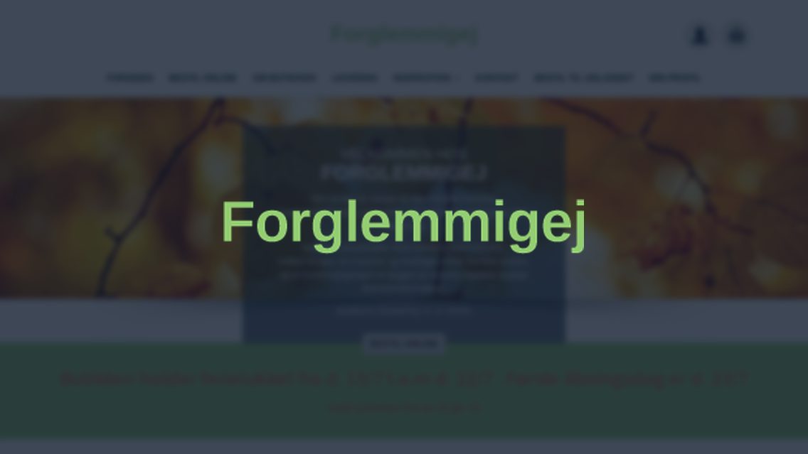 Website von Forglemmigej, TYPO3 Referenz mit All in One Gallery for TYPO3