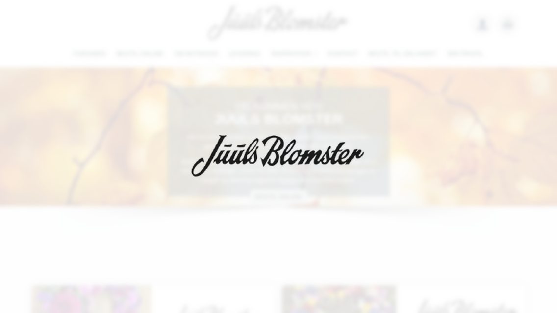 Website von Juuls Blomster, TYPO3 Referenz mit All in One Gallery for TYPO3