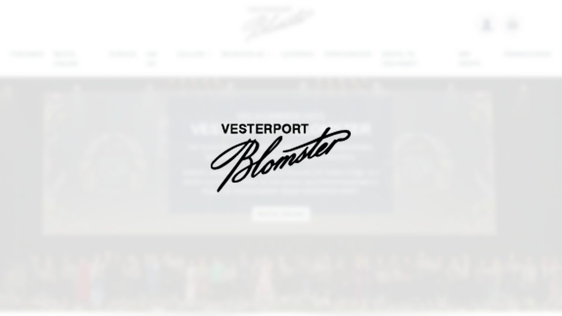 Website von Vesterport Blomster, TYPO3 Referenz mit All in One Gallery for TYPO3
