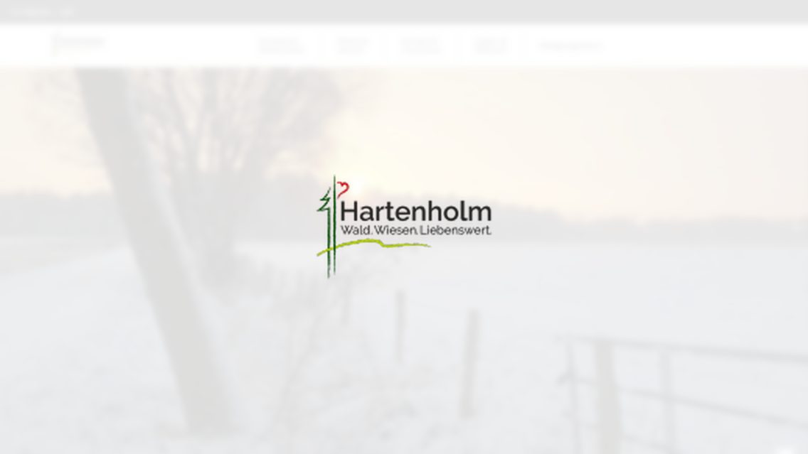 Website von Gemeinde Hartenholm, TYPO3 Referenz mit All in One Gallery for TYPO3