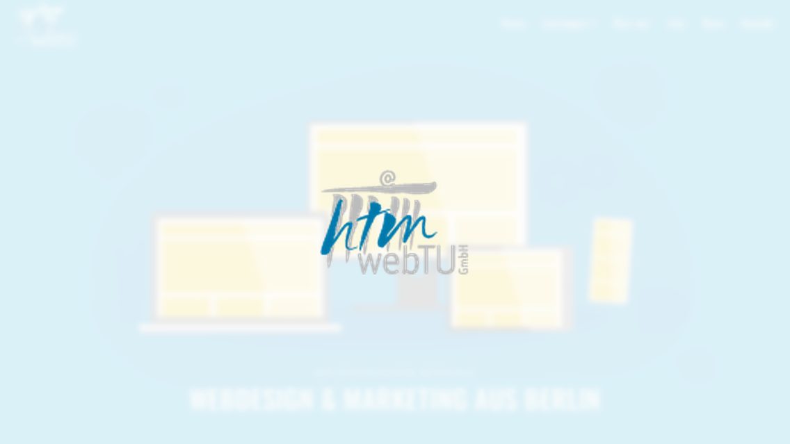 Website von HTM webTU GmbH, TYPO3 Referenz mit Google Map for TYPO3