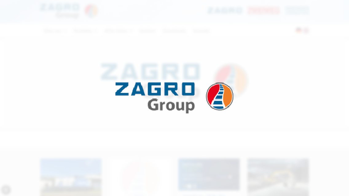 Website von ZAGRO Group, TYPO3 Referenz mit Google Map for TYPO3