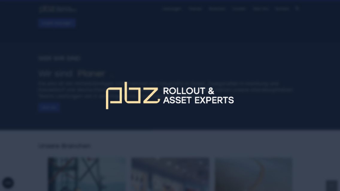 Website von PBZ Essen, TYPO3 Referenz mit Helpdesk for TYPO3