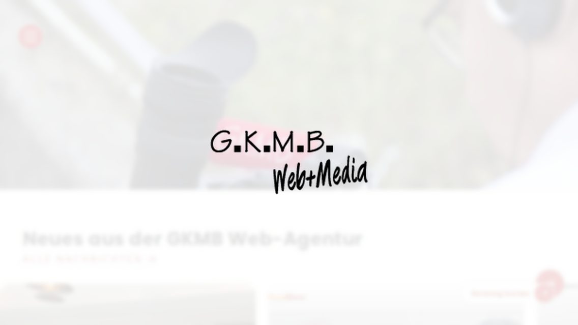 Website von GKMB, TYPO3 Referenz mit Helpdesk for TYPO3