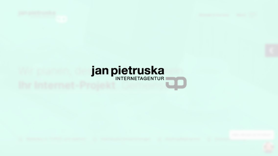 Website von Jan Pietruska, TYPO3 Referenz mit Personio for TYPO3