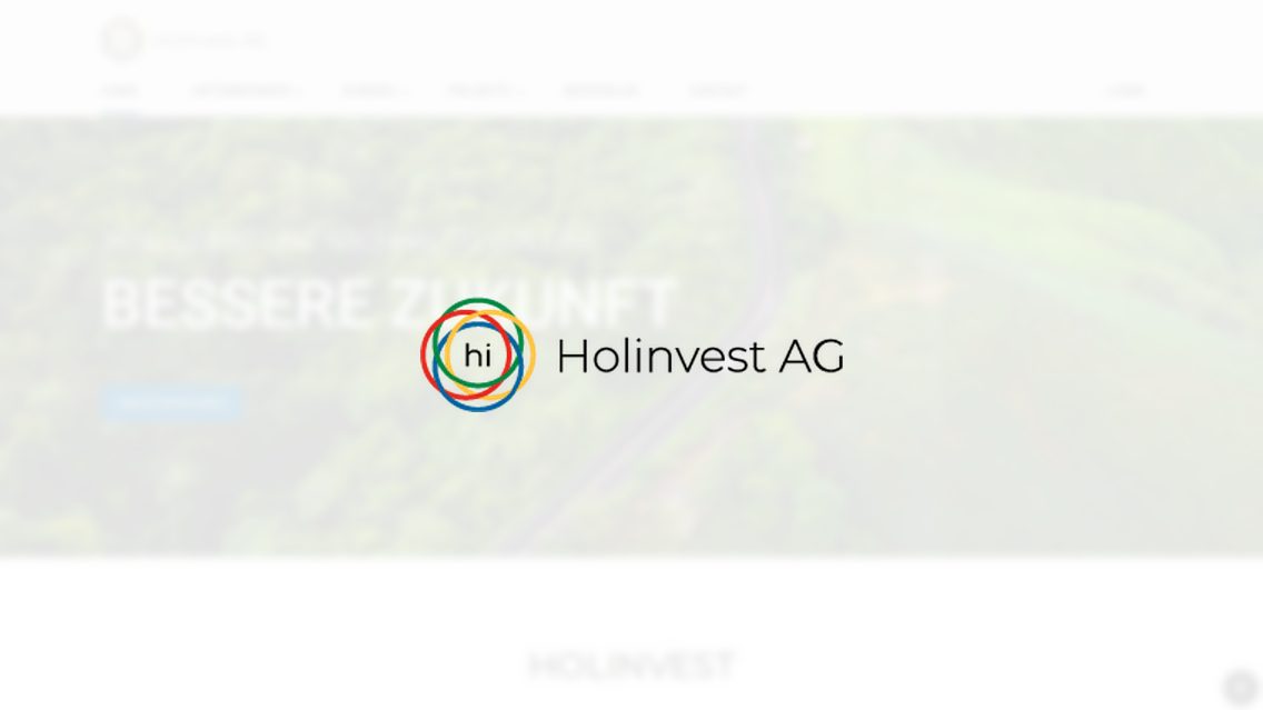 Website von HOLINVEST, TYPO3 Referenz mit Timeline for TYPO3