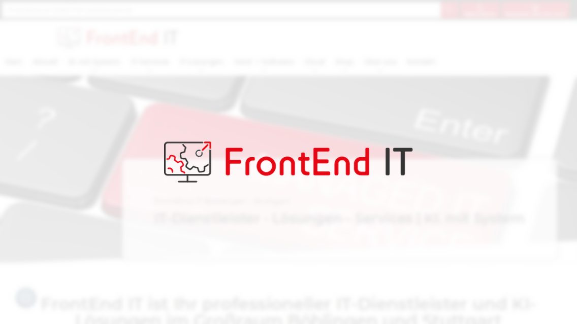 Website von Frontend IT, TYPO3 Referenz mit Timeline for TYPO3