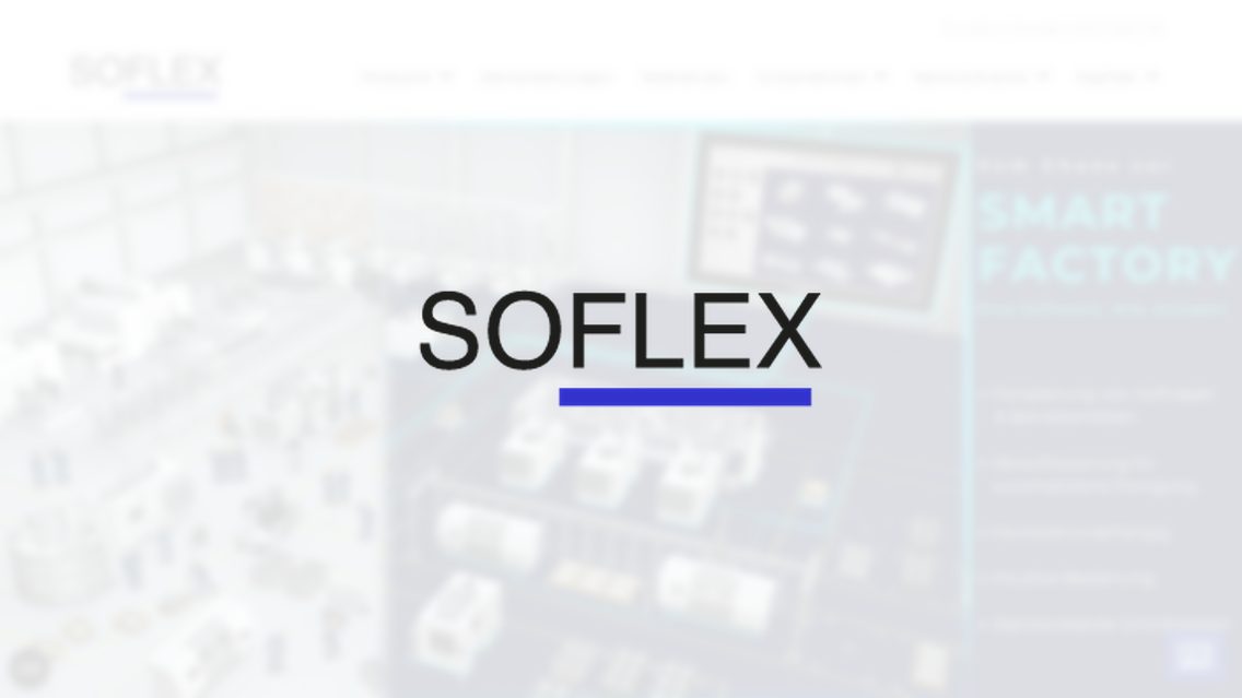 Website von SOFLEX Fertigungssteuerungs-GmbH, TYPO3 Referenz mit Timeline for TYPO3
