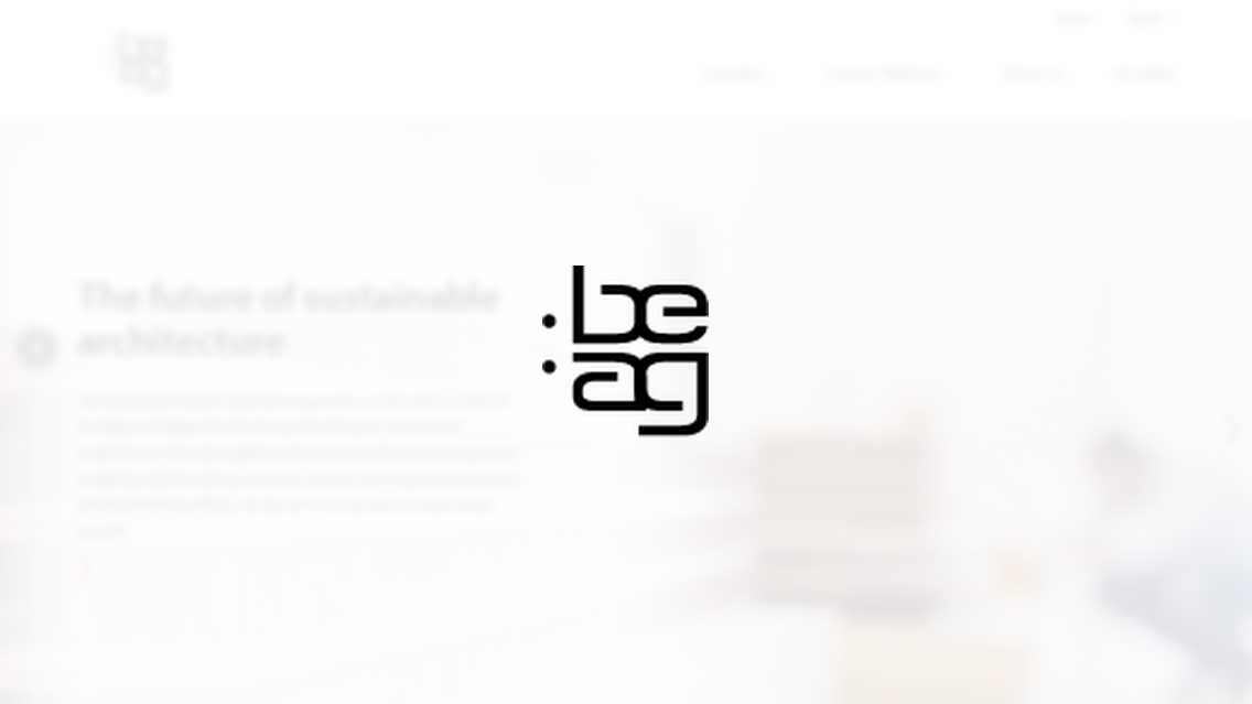 Website von :be AG, TYPO3 Referenz mit Timeline for TYPO3