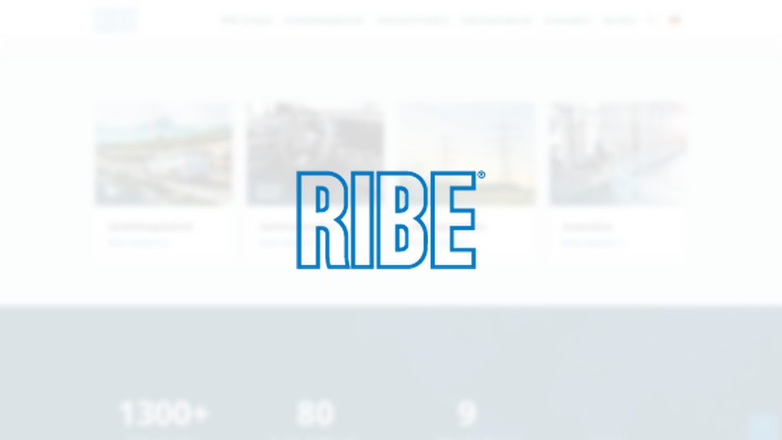 Website von RIBE Gruppe / Richard Bergner Holding GmbH & Co. KG, TYPO3 Referenz mit Timeline for TYPO3