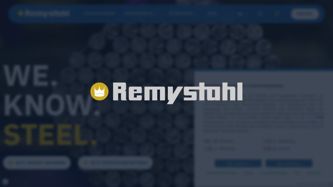 Website von Remystahl GmbH & Co. KG, TYPO3 Referenz mit Timeline for TYPO3