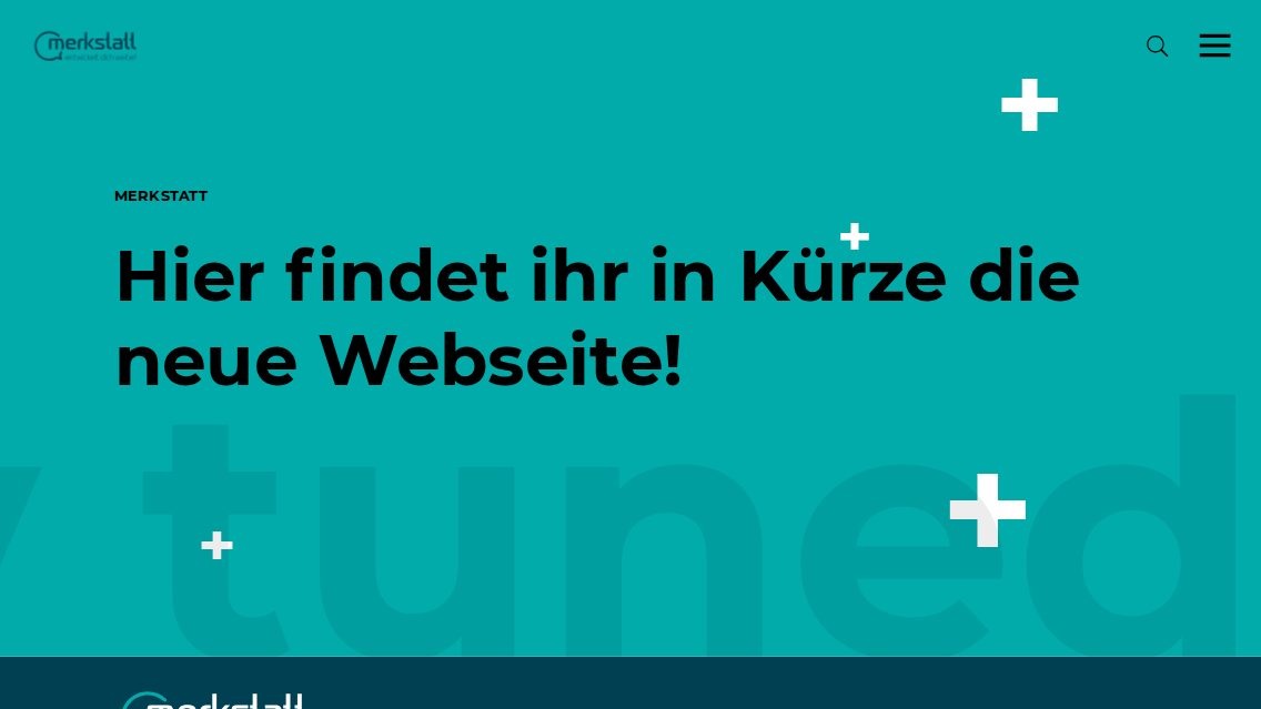 Website von merkstatt, TYPO3 Referenz mit T3 Marketing