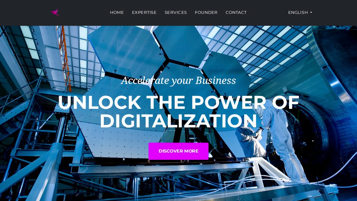 Website von Kirsch-Consulting, TYPO3 Referenz mit T3 Bootstrap
