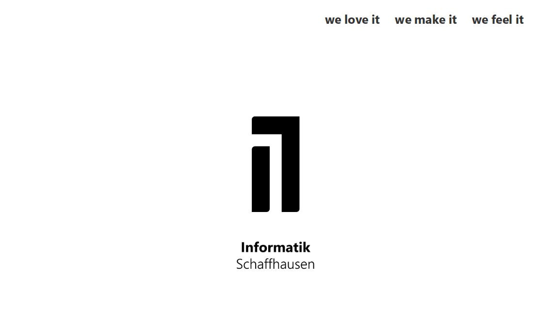 Website von Informatik Schaffhausen (ITSH), TYPO3 Referenz mit T3 Bootstrap
