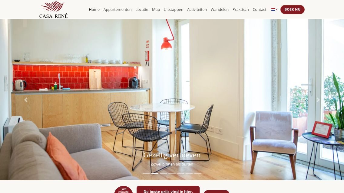 Website von Casa René, TYPO3 Referenz mit T3Karma