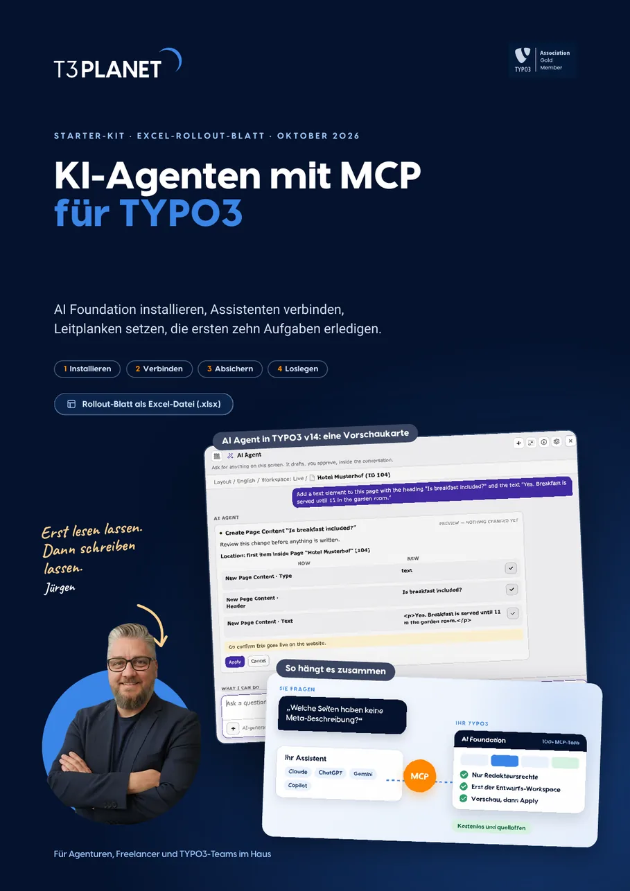 MCP-Starter-Kit für TYPO3: Titelseite