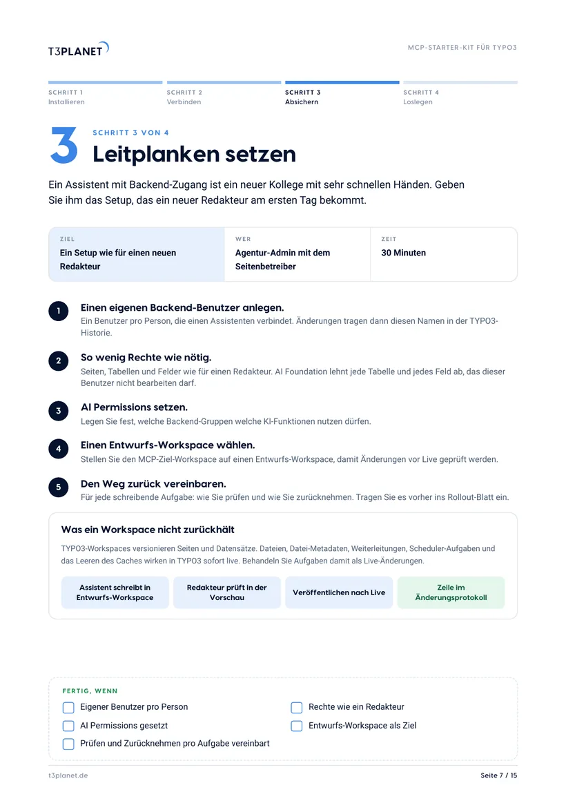 S. 7: Leitplanken setzen