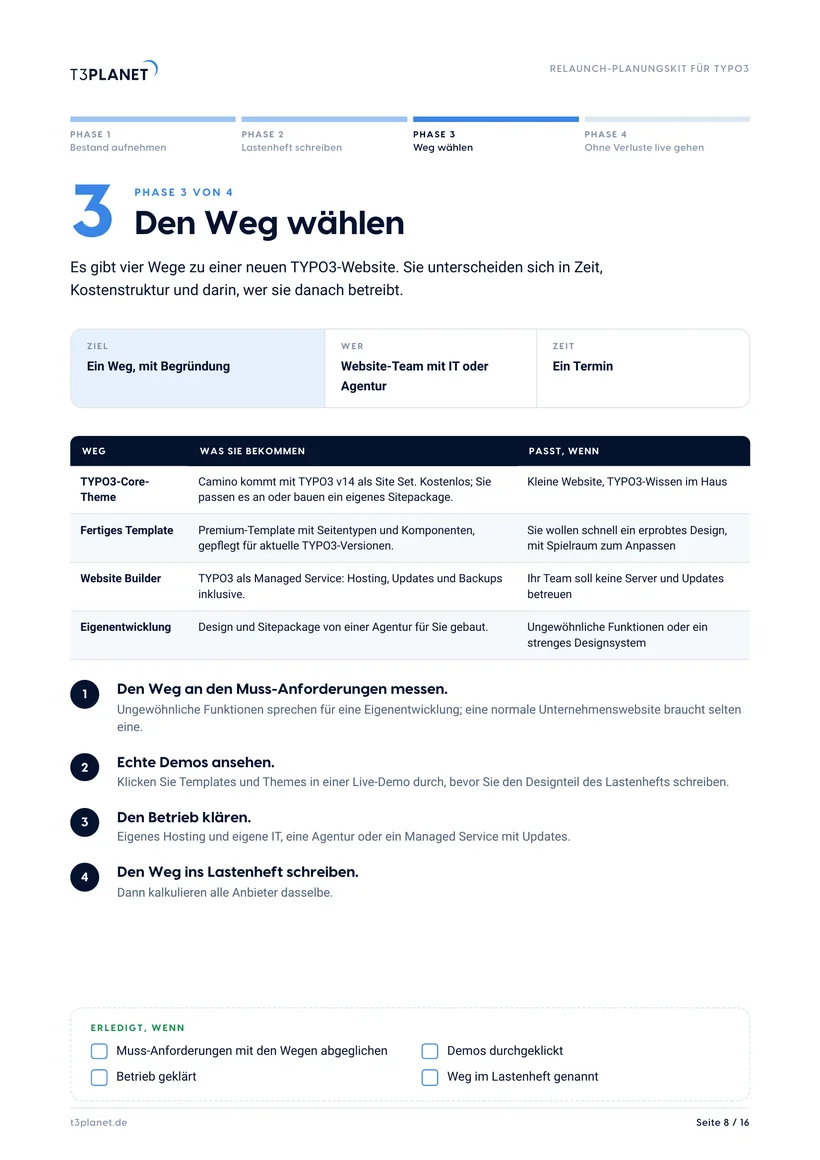 S. 8: Den Weg wählen