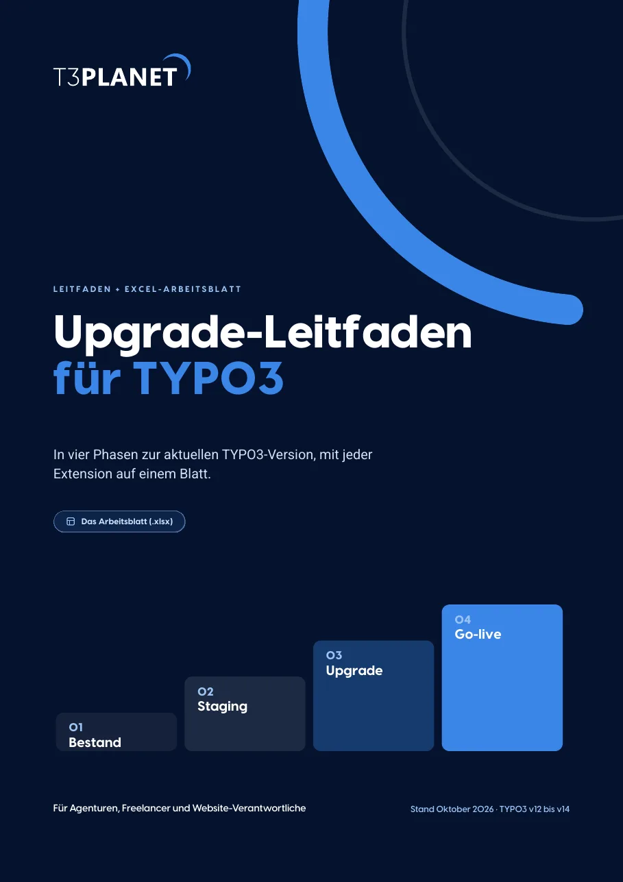 Planen Sie Ihr TYPO3-Upgrade in vier Phasen: cover