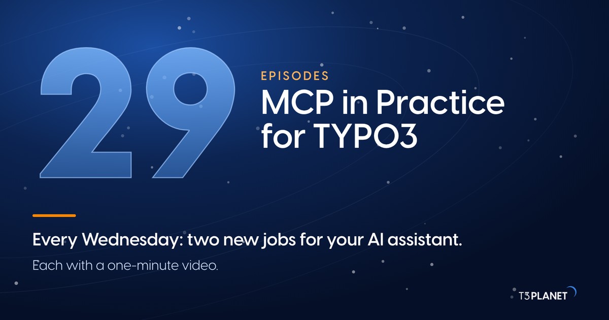 TYPO3 MCP in Practice video series