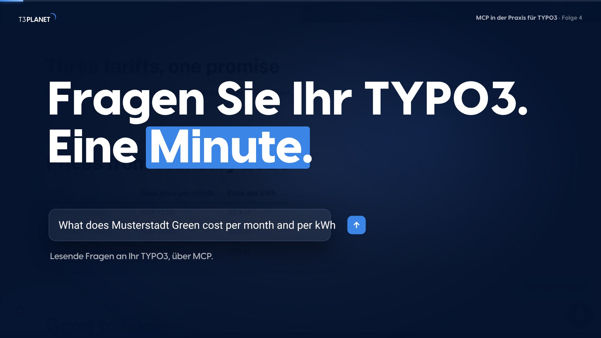 Video: Fragen Sie Ihr TYPO3: 15 Fragen, in Sekunden beantwortet