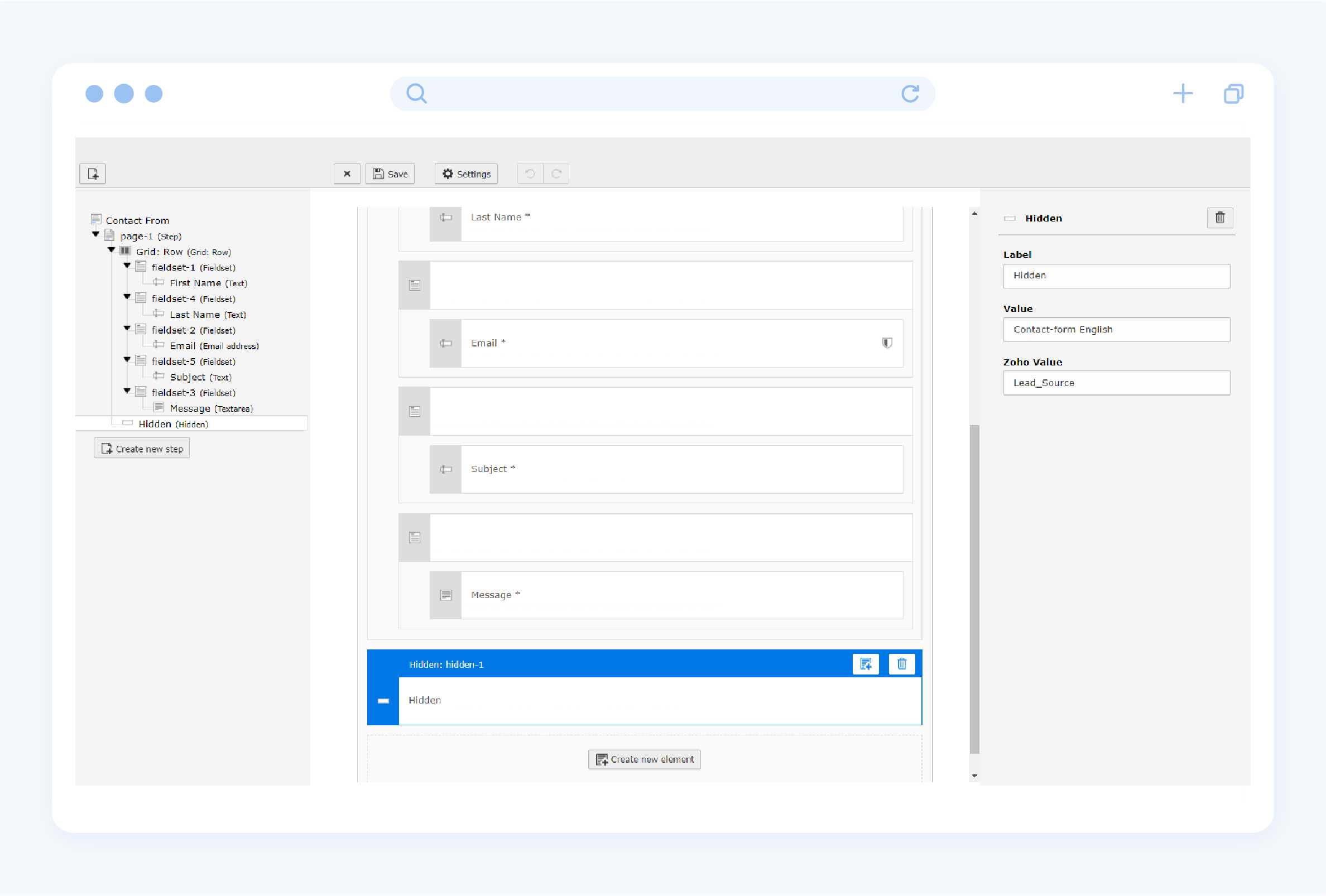 Verdeckte Werte übertragen