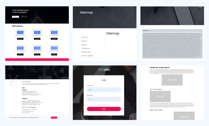 Ready-made Inner Pages Ready-made Inner Pages