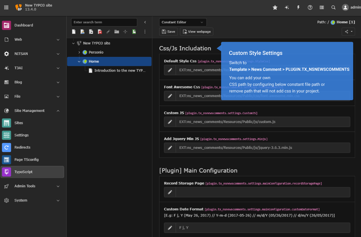 Nachrichtenkommentar benutzerdefinierter Stil und Css Custom_Style_and_css.png