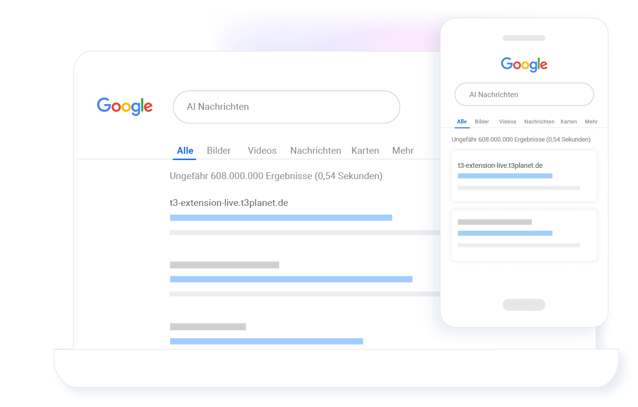 TYPO3 AI Search Engine Vorschau TYPO3 AI Search Engine Vorschau