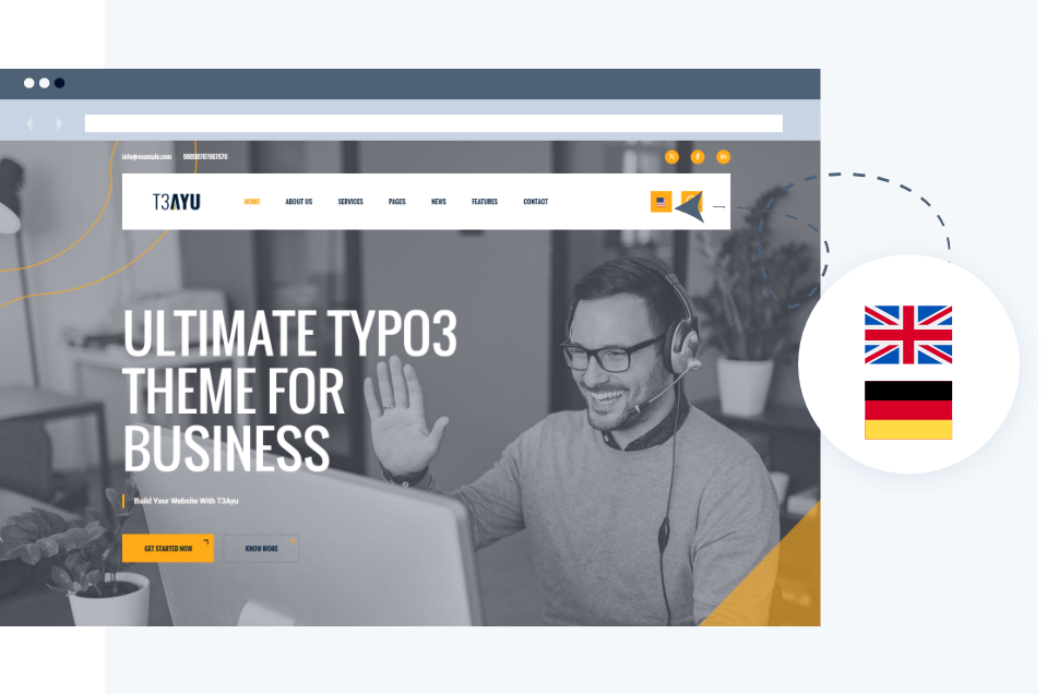 Multilanguage TYPO3 Site