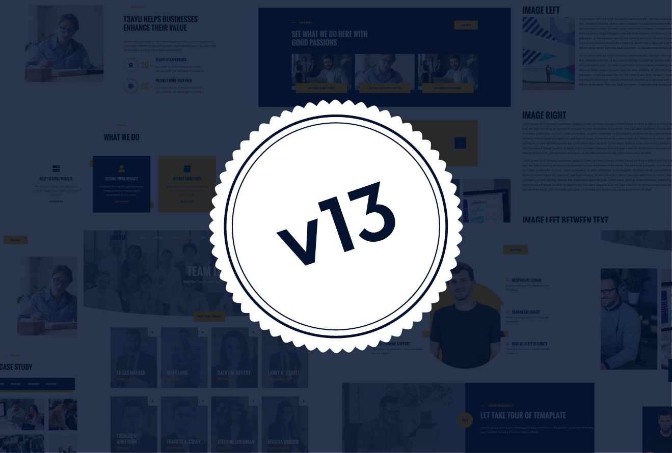 TYPO3 v13 Compatible