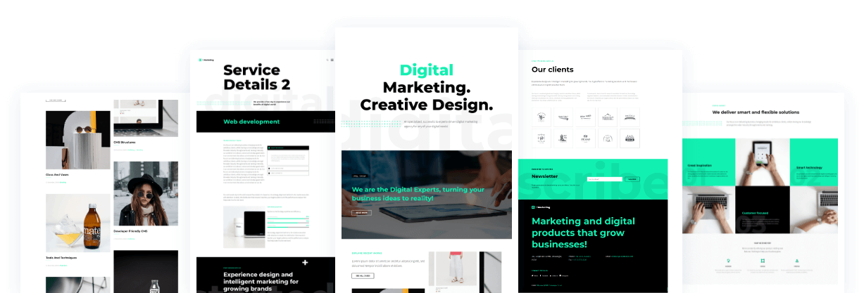 T3 Marketing - Mehrzweck TYPO3 Agentur Vorlage