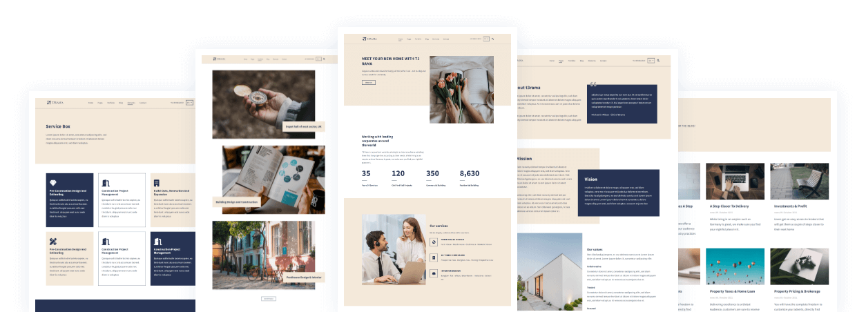 T3 Rama - Clean Multipurpose TYPO3 Template