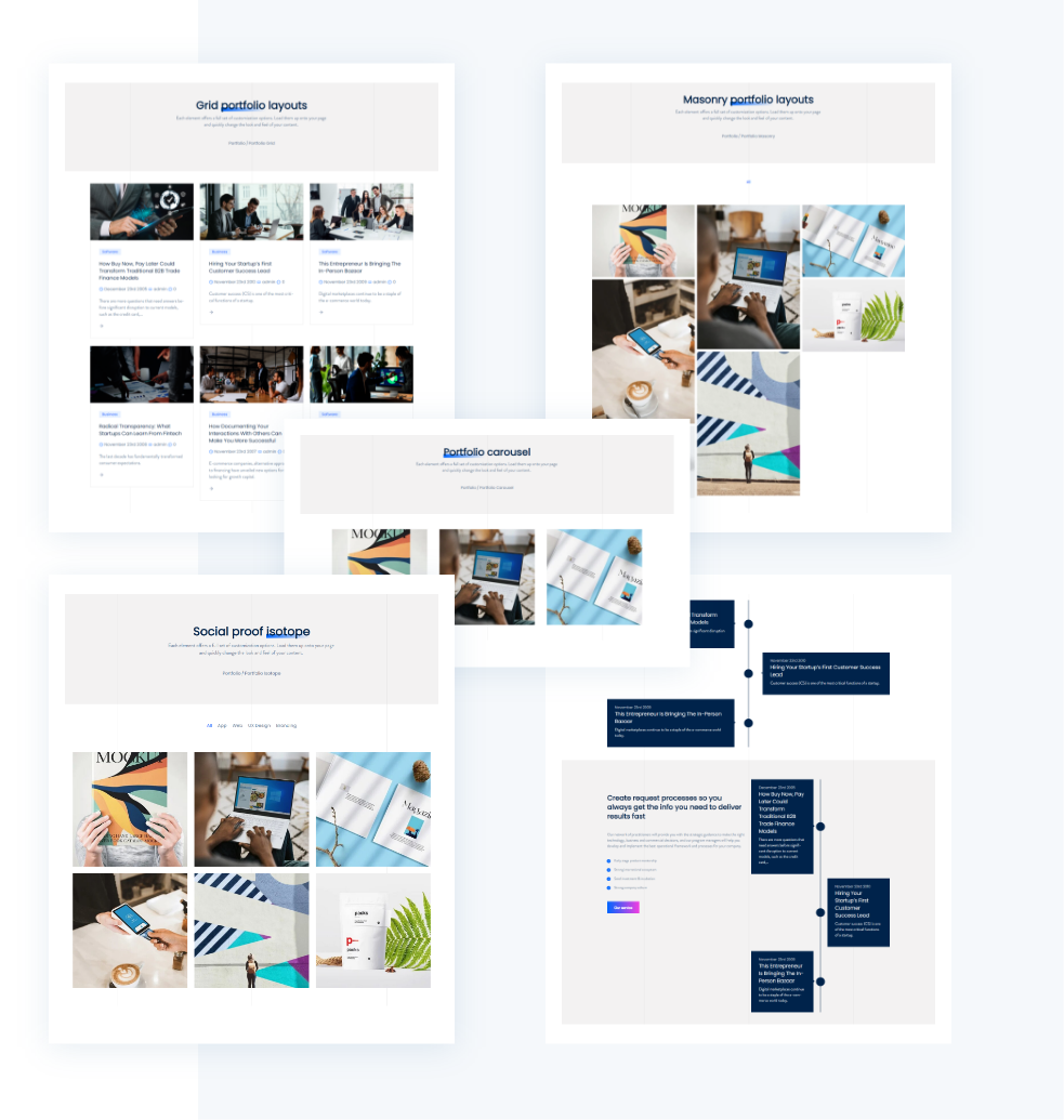 Portfolio Layouts